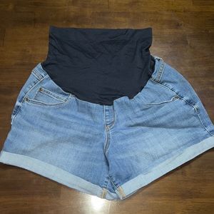 A•glow Boyfriend Maternity Shorts Size 12
